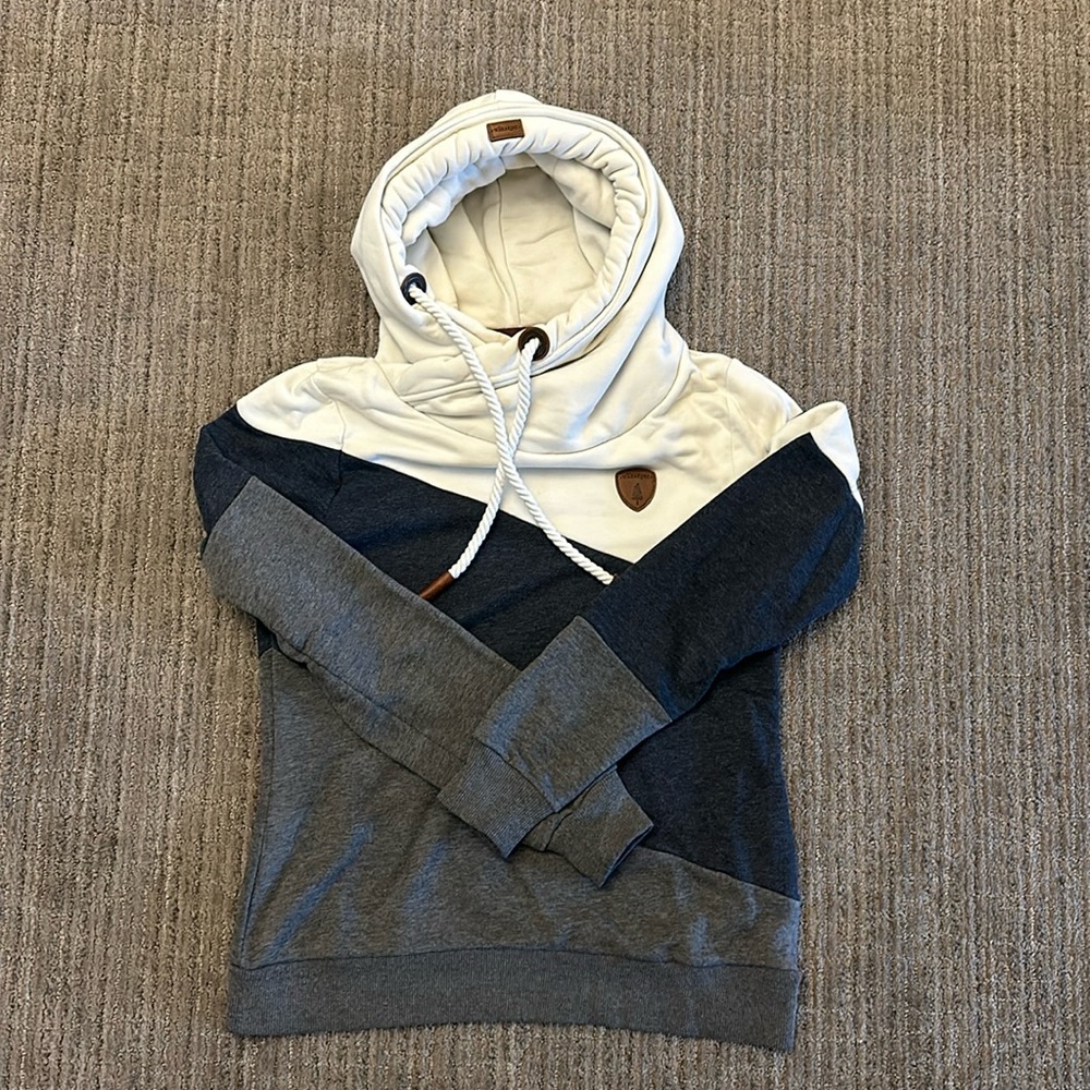 Wanakome color block hoodie